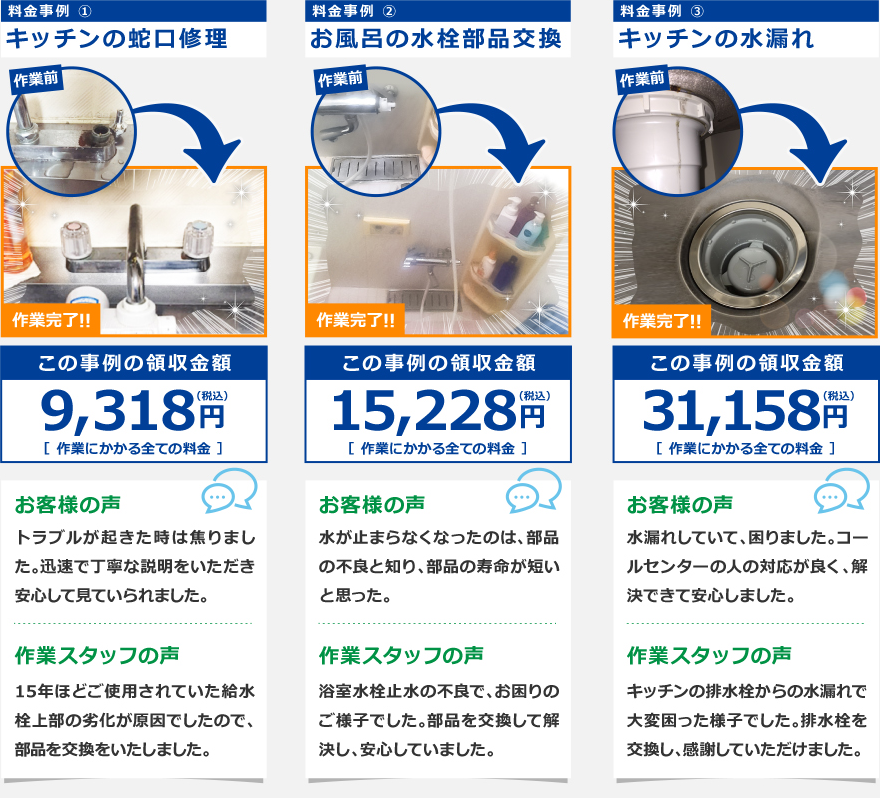 料金事例一覧