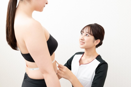 まずはお身体のサイズチェ
