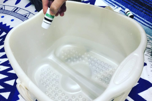 フットバスでリラックス◎