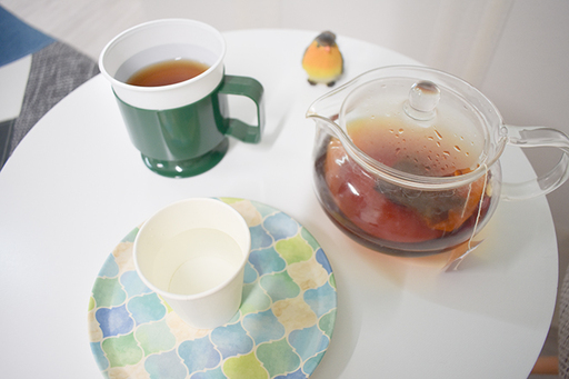 施術後のドリンクサービス