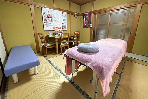 完全個室での施術です
