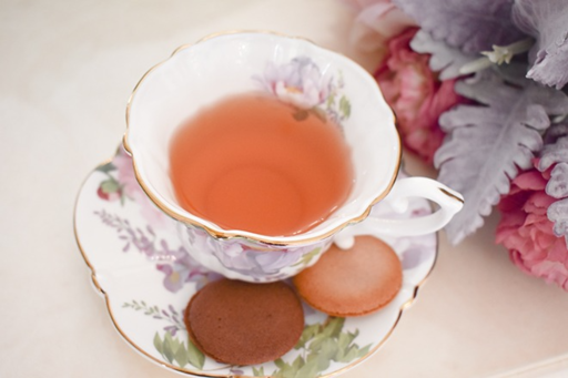 施術後はお茶をご用意して