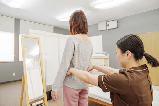 ボディチェックの様子です