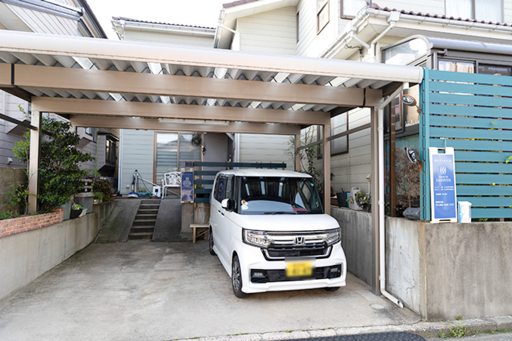 専用駐車場も完備♪