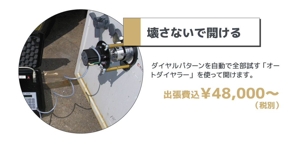 壊さないで開ける