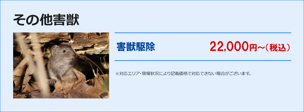 その他害獣