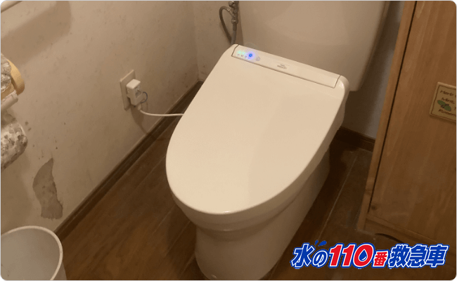 中野区のトイレの排水詰まりトラブル事例
