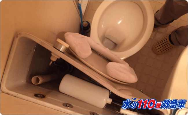 江戸川区のトイレの排水詰まりトラブル事例