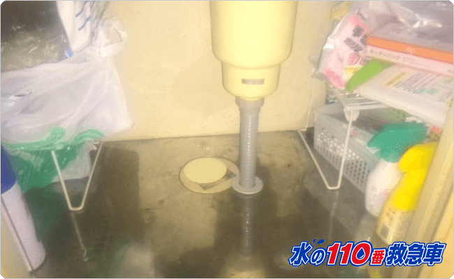 墨田区のキッチン水漏れ事例